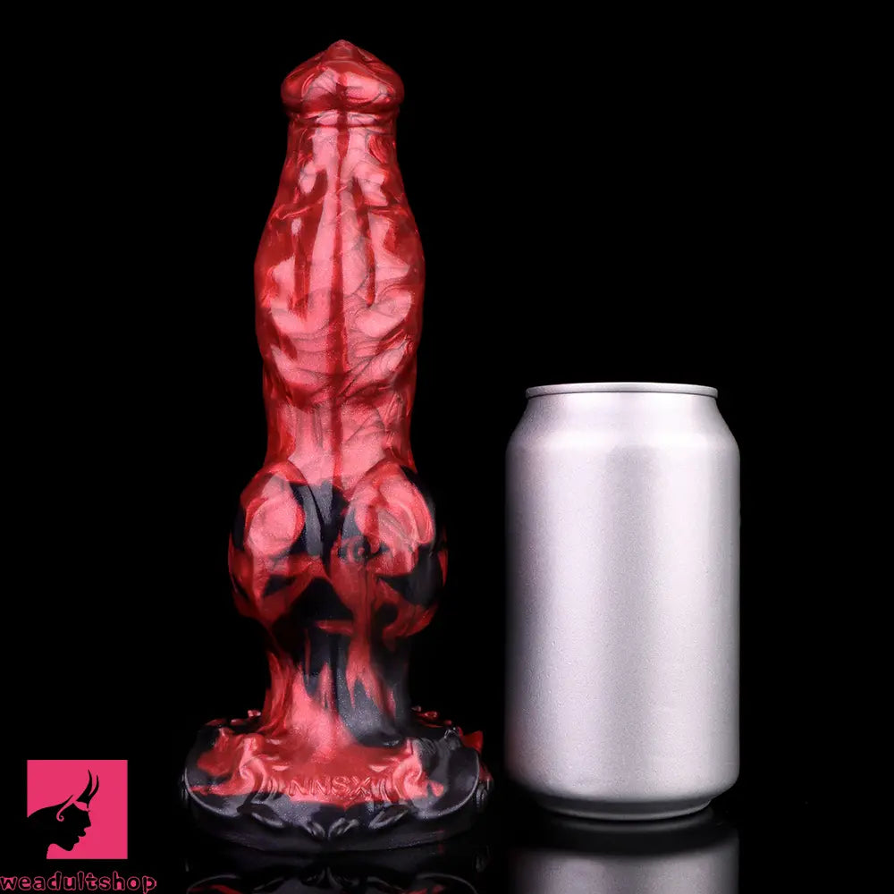 8.46in Knotted Silicone Big Animal Monster Odd Dildo Orgasm Cock