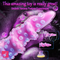 8.26in Tentacle Adult Fantasy Dildo Glowing Octopus Silicone Odd Dildo
