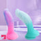 7.67in Luminous Silicone Soft Dragon Dildo For Women Penis Masturbation