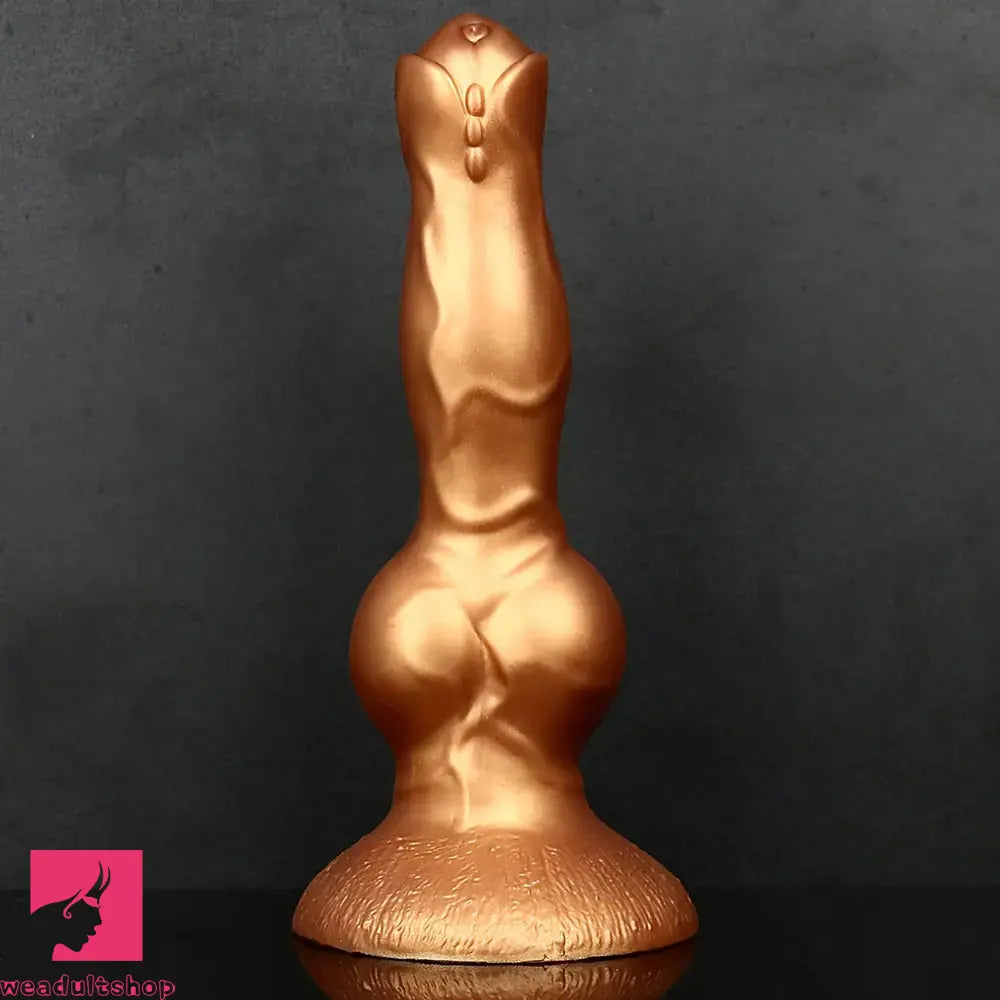 8.36in Silicone Large Thick Knotty Dog Soft Dildo For Sensual Pleasure Cock