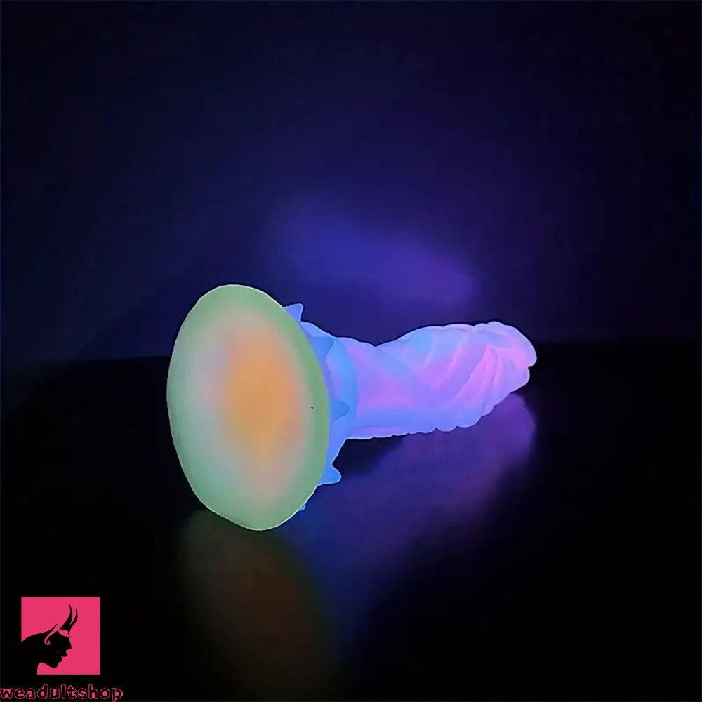 8.66in Glowing Dragon Silicone Monster Dildo For Women Prostate Massage