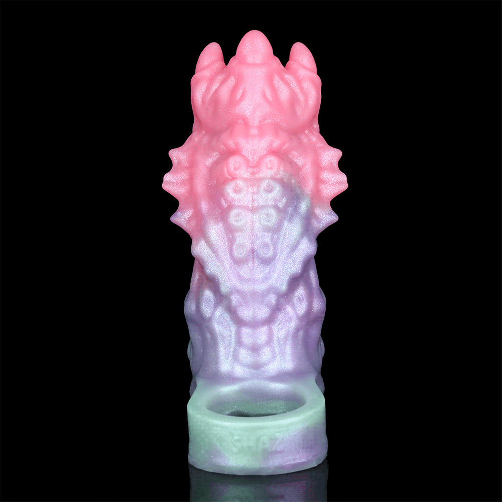 4.8in Illusion Bloom SHAZ-3014 Fantasy Hollow Dildo Sleeve Extension