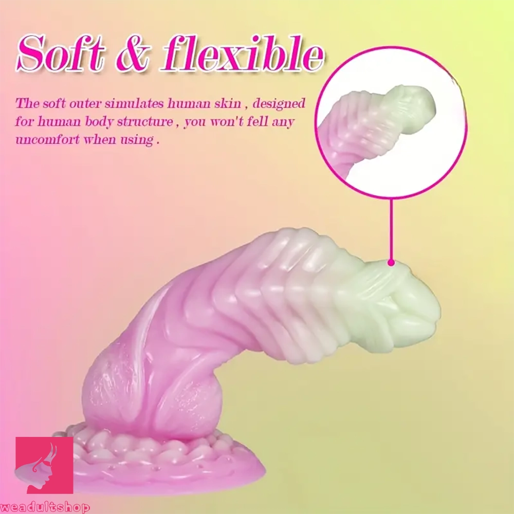 7.87in Silicone Snake Animal Dildo With Suction Cup For Adults Dilation