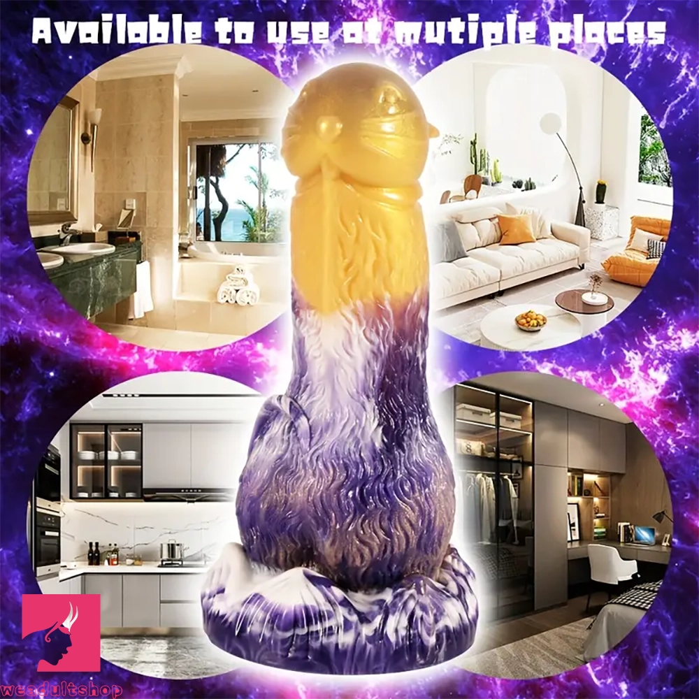 7.87in Dildo Sex Toy With Suction Cup Silicone Rabbit-Shaped Clit Dildo