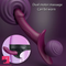 9.84in Dual motor Double-Ended G Spot Automatic Silicone Strap on Dildo