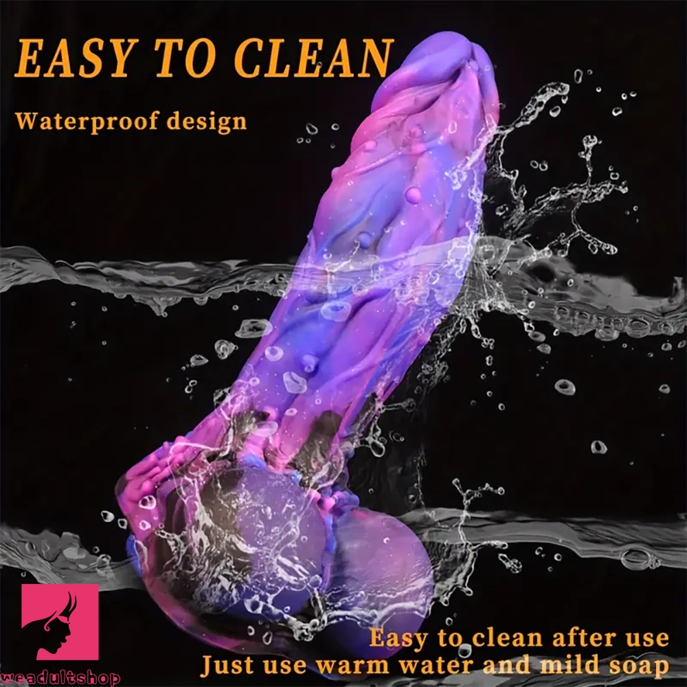 10.23in Starry Sky Big Prostate Dildo With Suction Cup Dragon Anal Plug