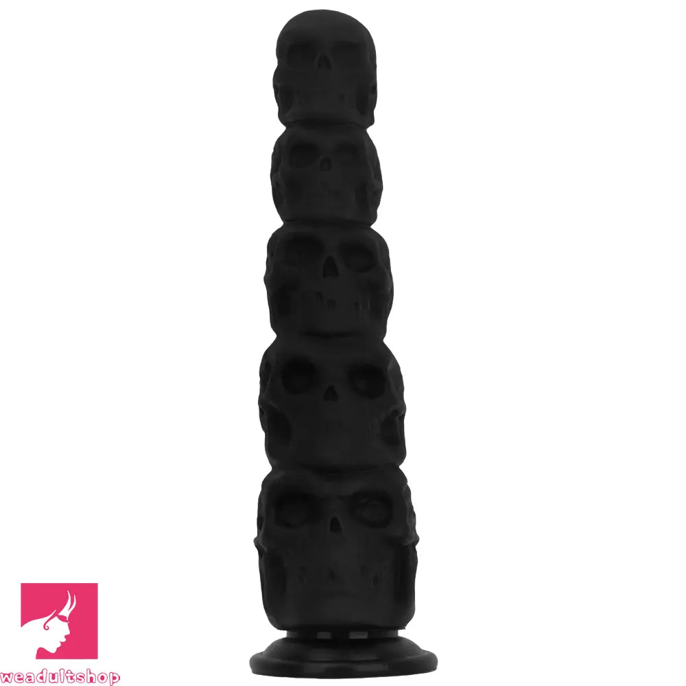 12in Silicone Skull Giant Penis Thick Huge Anal Plug Dildo For Anal Love