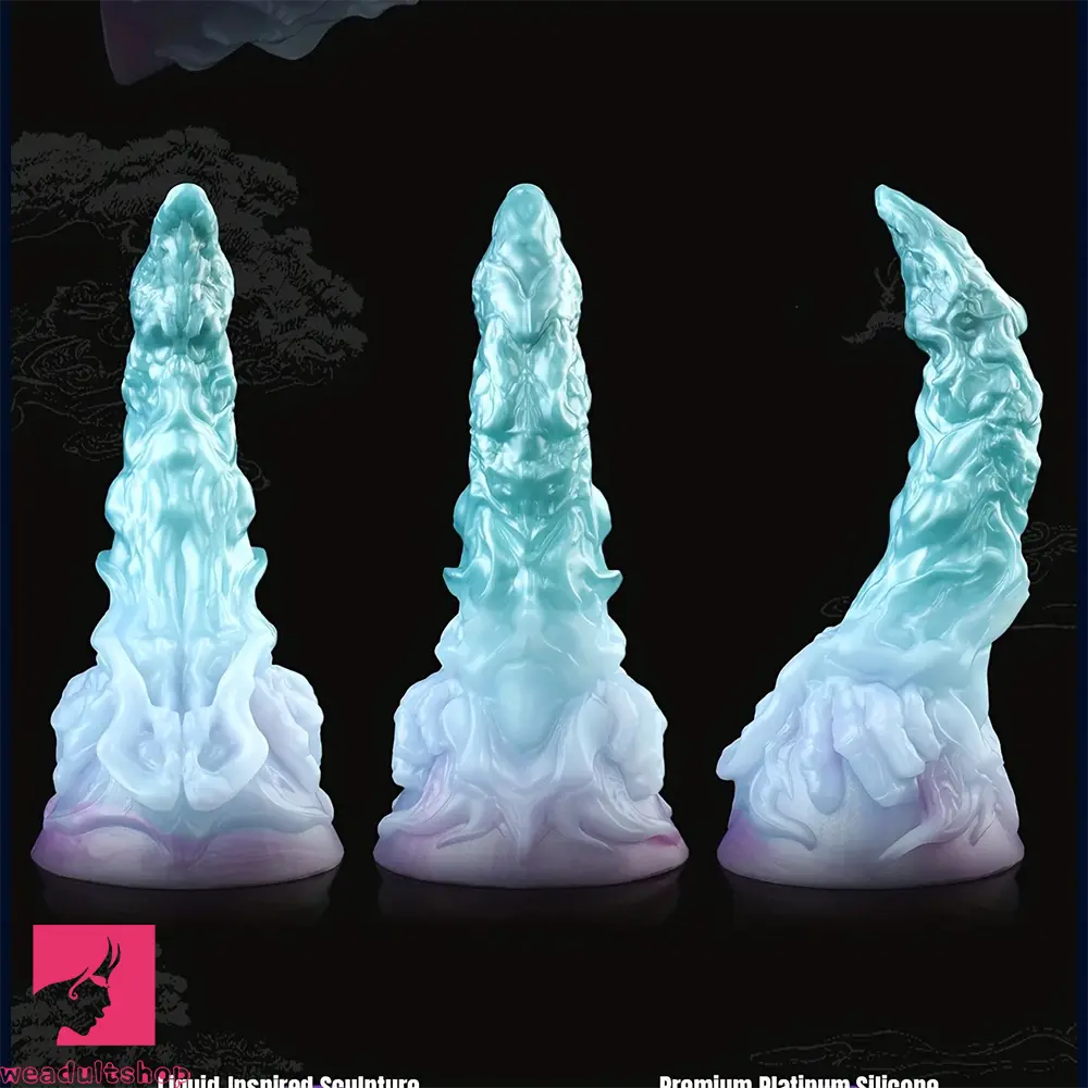 4.64in 5.82in 7in 9.44in Fantasy Odd Soft Curved Monster Creature Dildo