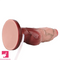 7.67in Liquid Silicone Dog Knot Squirting Dildo Water Spray Cock Sex Toy