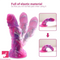 8.27in Novel Shaped Silicone Monster Tentacle Soft Big G Spot Dildo