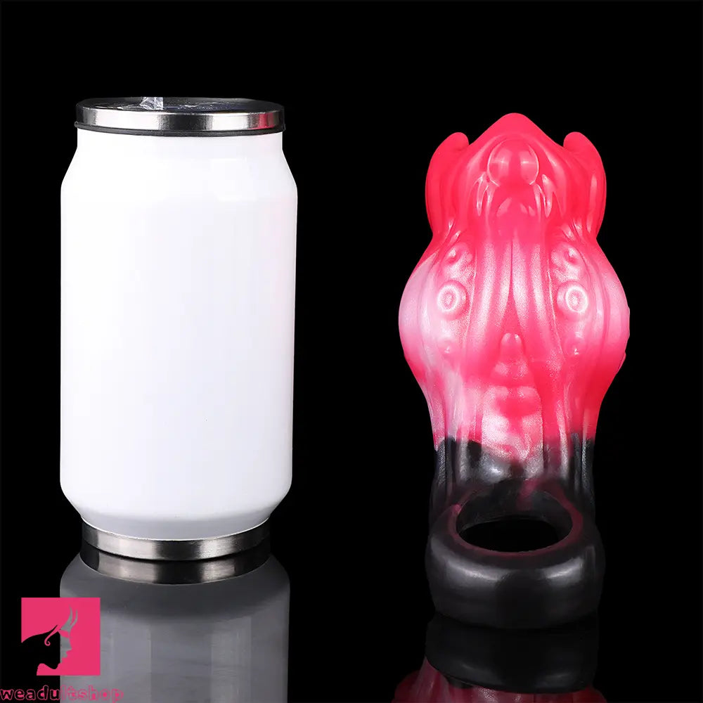 4.4in 5.11in 5.86in Fantasy Tentacle Silicone Dildo Sleeve Crown Top Quality