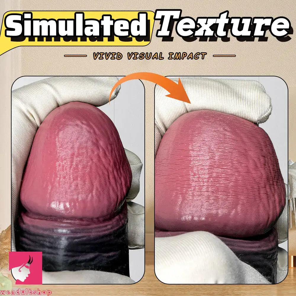 7.87in 10.03in 11.88in Dual Density Silicone Lifelike Big Dildo Love Dilator
