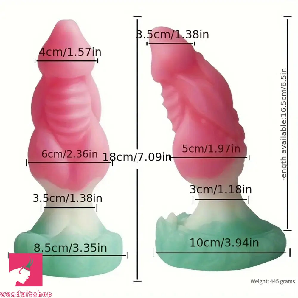 7.09in Fantasy Silicone Soft Odd Knot Dildo Anal Sex Toy For Adults Game