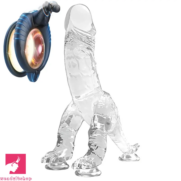 7.81in Dragon Soft Dildo For Offhand Prostate Massage Fantasy Thick Dildo