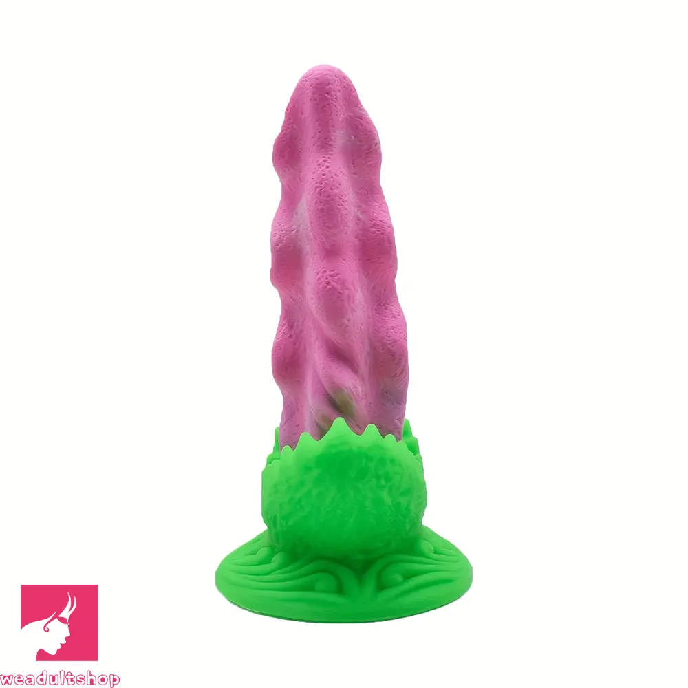 7.48in Small Glans Thick Realistic Fantasy Odd Dildo With Strong Suction Cup