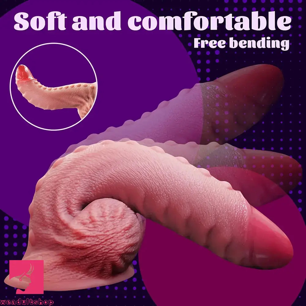 12.6in Lifelike Silicone Spiked Dong For Advanced Adult Play Huge Cock Dildo