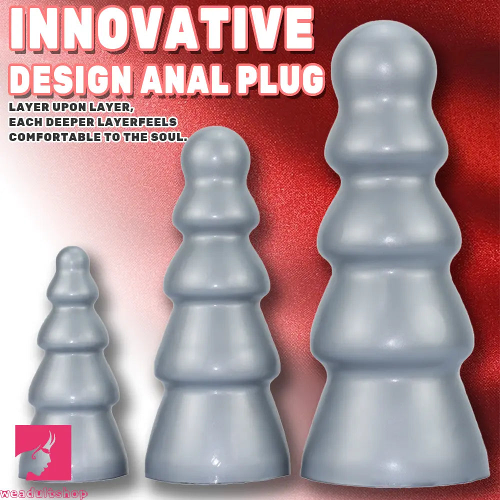 5.03in 7.67in 9.85in Odd Fantasy Butt Plug Dildo Suction Cup Adult For Couple