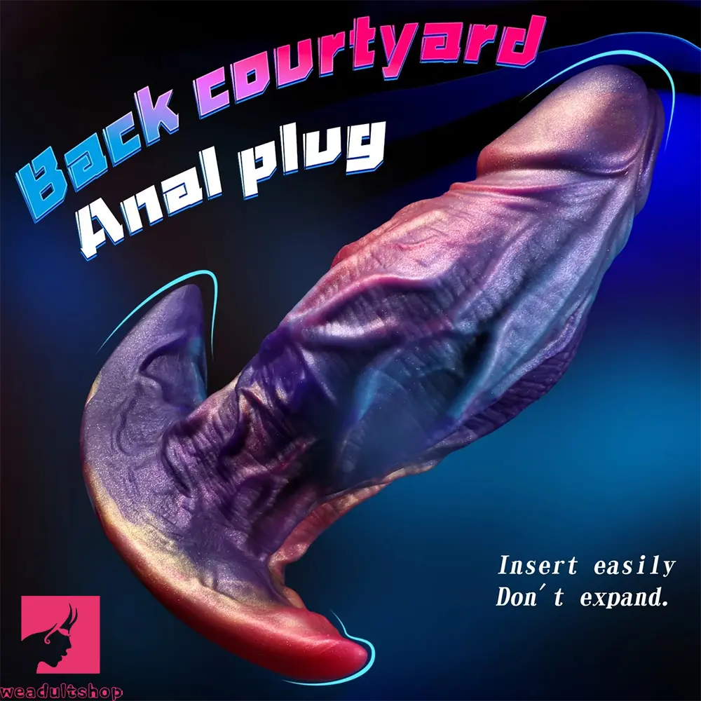 4.76in 5.92in 7.87in Wearing Anal Plug Mixed Color Dildo For Go Out Game