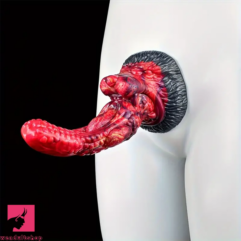 8.1in Soft Silicone Monster Dildo For Men Women Couple Skin Feel Butt Plug