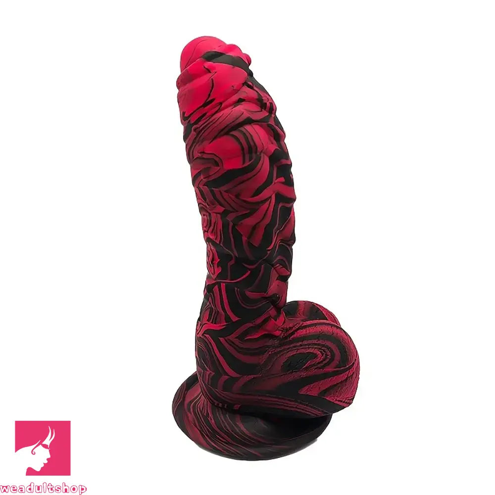 7.08in Caterpillar Scale Realistic Uncut Fantasy Dildo Female Clit Masturbator