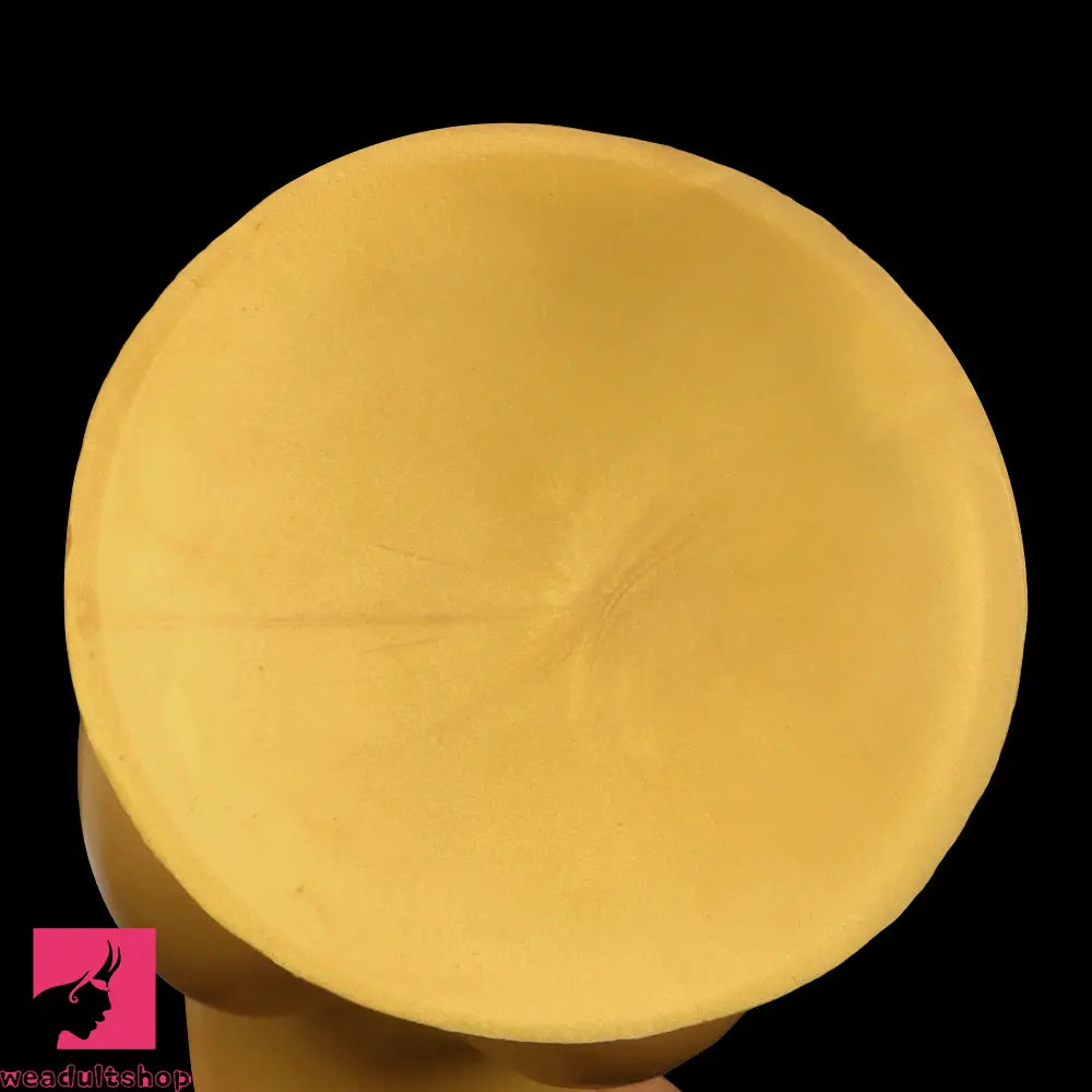 14.76in Golden Silicone Soft Huge Thick Dog Knot Dildo For Real Pleasure