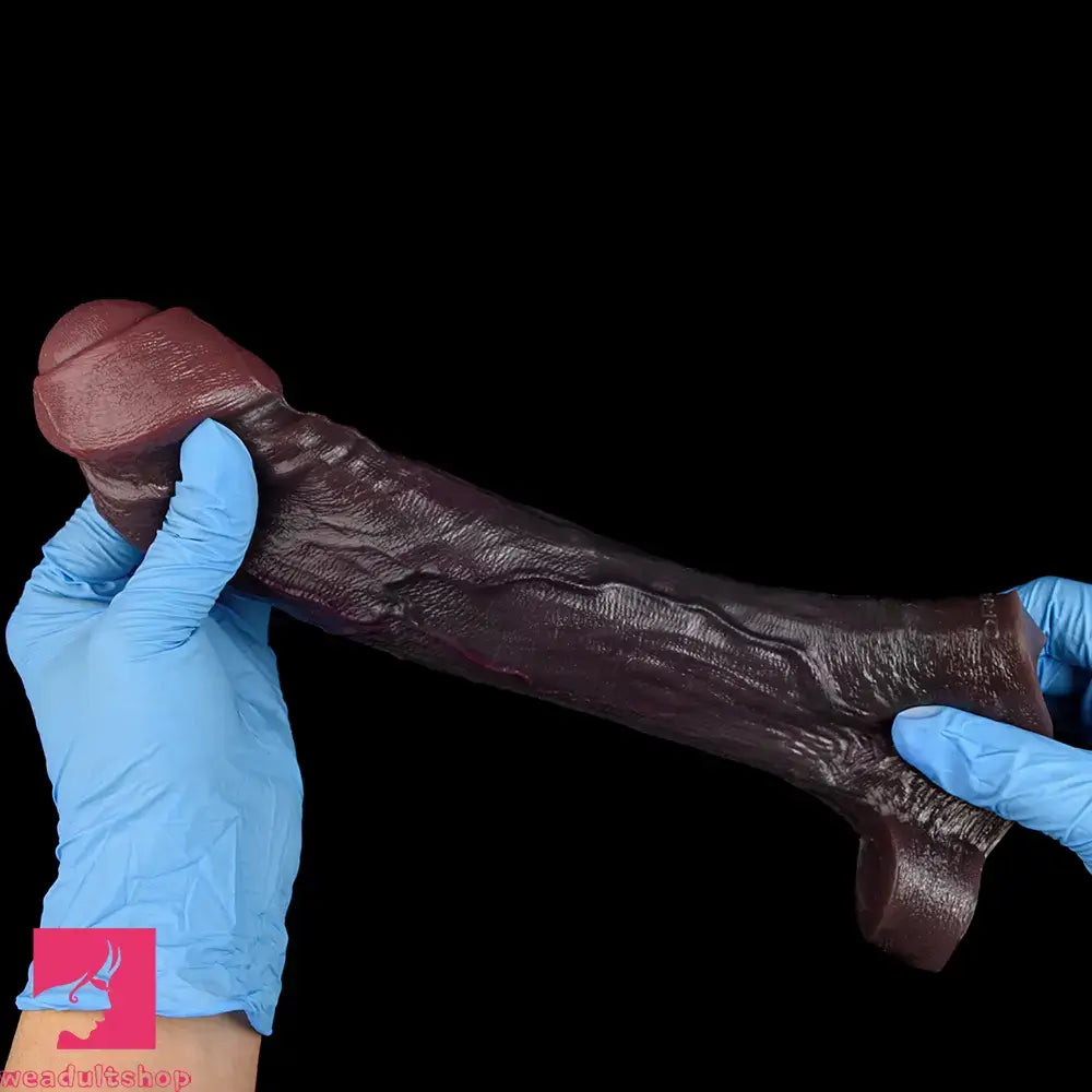 8.46in Uncut Realistic Texture Design Reusable Cock Cover Dildo Sleeve