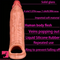7.59in Reusable Silicone Penis Sheath Soft Flexible Cock Dildo Sleeve