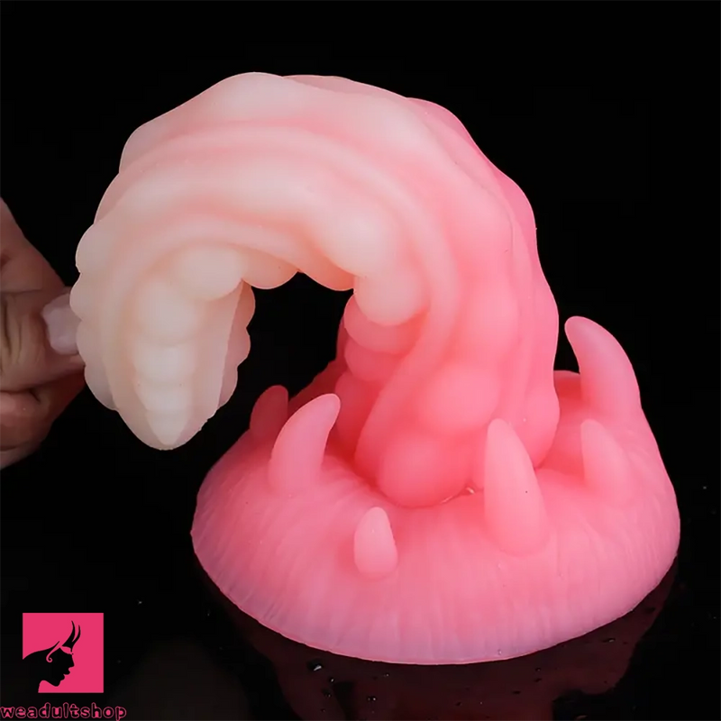 7.48in Silicone Butt Plug Monster Cock Dildo With Suction Cup For Beginner