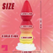 7.48in Cute Strawberry Silicone Soft G Spot Dildo With Strong Suction Cup