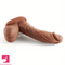 7.87in Silicone Soft Dildo With Big Glans Realistic Suction Cup Cock Dildo