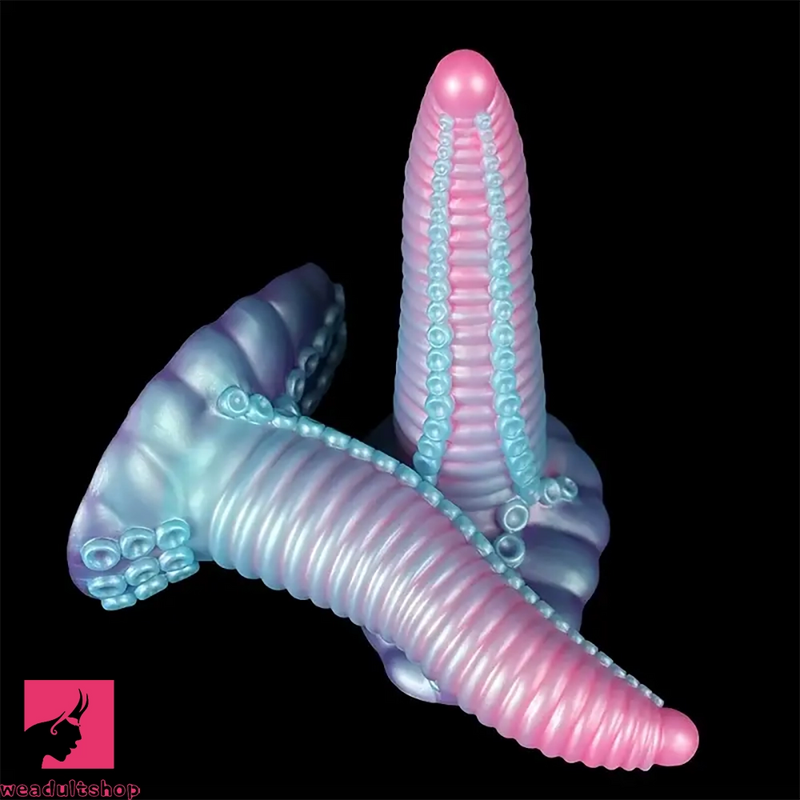 8.26in Silicone Thick Tentacle Dildo Monster Big Dilation Soft Anal Plug