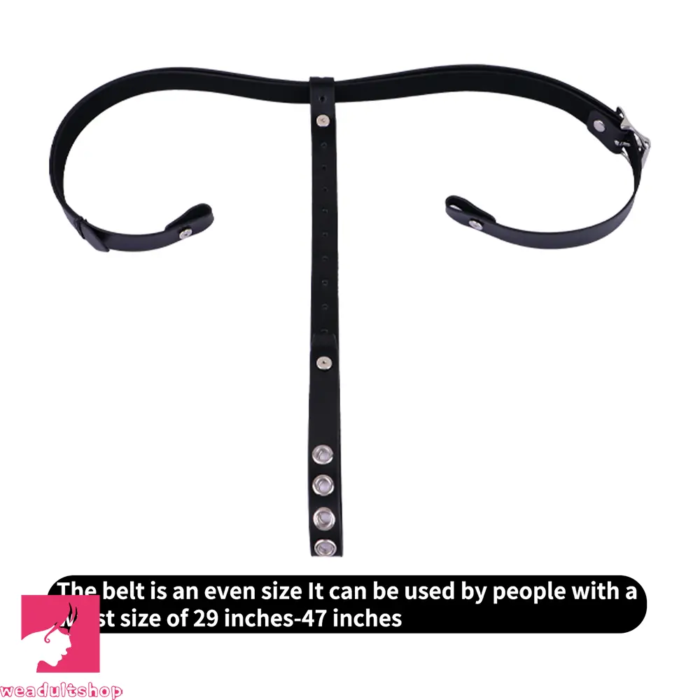 4.92in Silicone Animal Penis Cage Strap on Chastity Dildo Lock Cock Ring