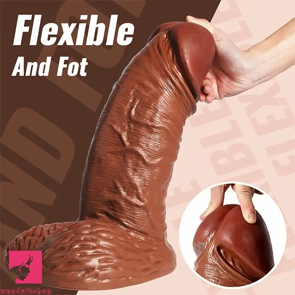 15.16in Realistic Silicone Big Dildo Sex Toy Thick G-spot Anal Prostate Dildo