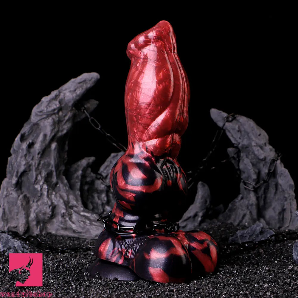 8.46in Dog Knot Super Realistic Texture Soft Deep Penetration Cock Sex Toy
