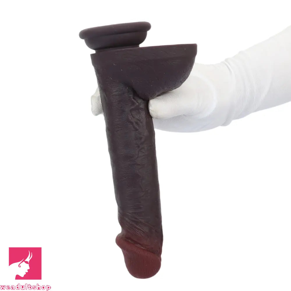 8.67in Real Touching Feeling Skin Dildo Adult Erotic Gift For Erotic Pleasure