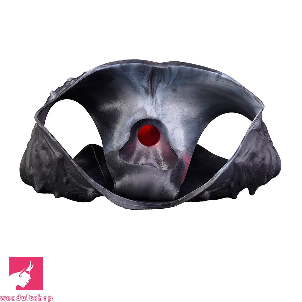 11.02in Horse Cock Hollow Soft Dildo Leather Panty Animal Penis Sheath