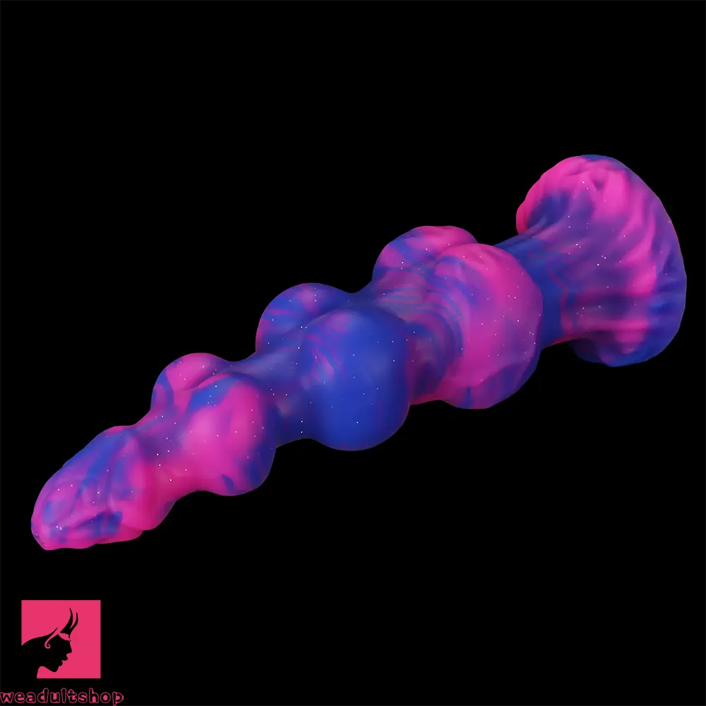 7.48in 8.66in 10.43in Monster Knot Silicone Fantasy Dildo G-spot Odd Cock