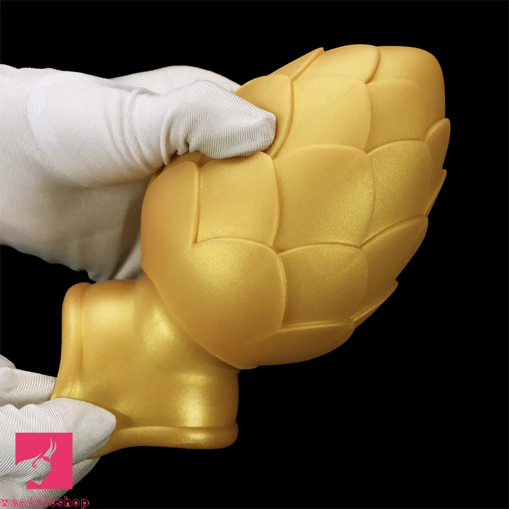 4.13in 4.72in 5.31in Flower Small Thick Butt Plug Dildo For Couples' Sex Toy