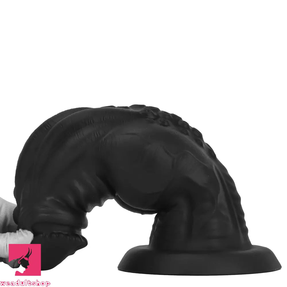 8.85in 9.64in 10.23in 11.41in 12.59in Odd-shaped Large Silicone Anal Dildo