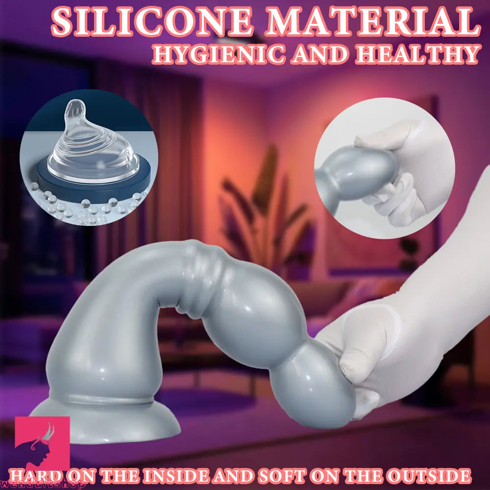 7.04in 9.84in 12.79in Chess Shape Thick Anal Plug Dildo Clitoral Love Toy