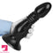 8.66in 12.2in Big Head Anal Dilation Black Big PVC Anal Plug Cock Dildo