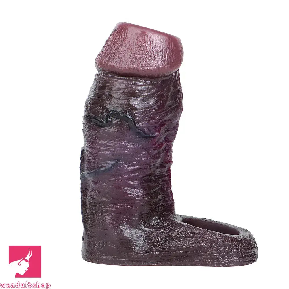 4.01in 4.72in 5.9in Lifelike Cock Sleeve Dildo Prostate Massage Cock Toy