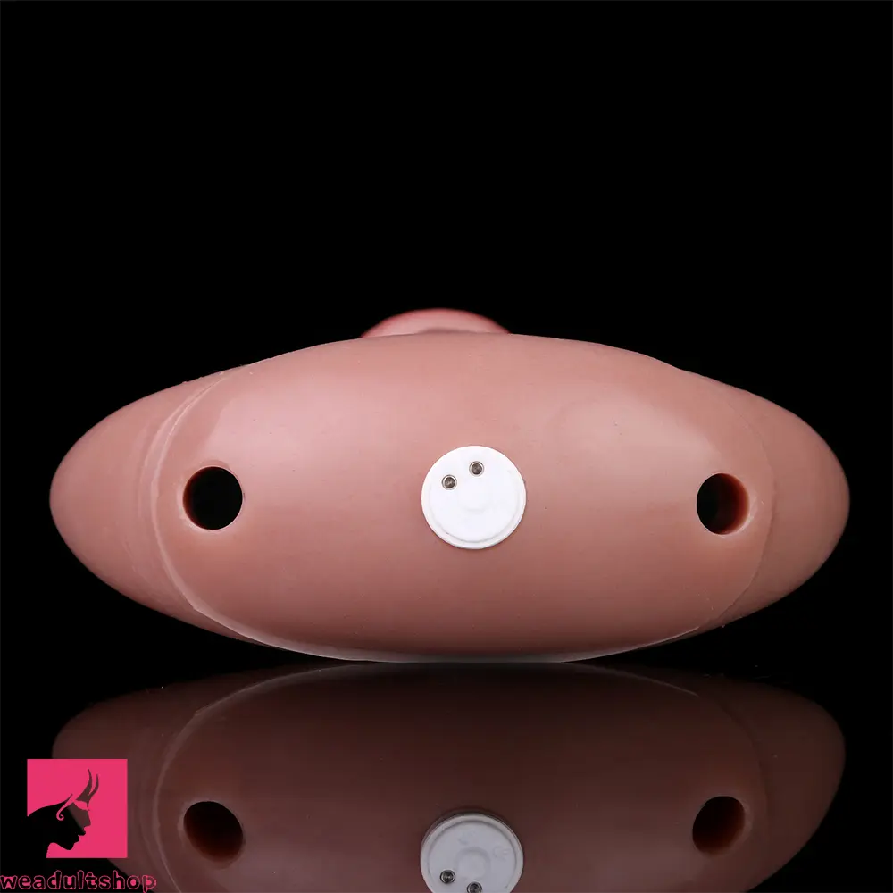 5.7in Male Using 10 Frequency Vibration Role Play Cock Dildo Tail Butt Plug