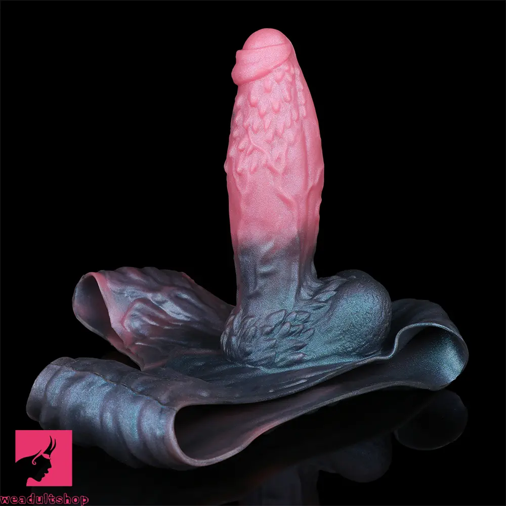 9.37in Spiked Monster Hollow Dildo Harness Pants Strap on Big Sex Toy