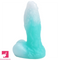 5.51in Silicone Uncut Luminous Monster Soft Dildo For Women Men Prostate