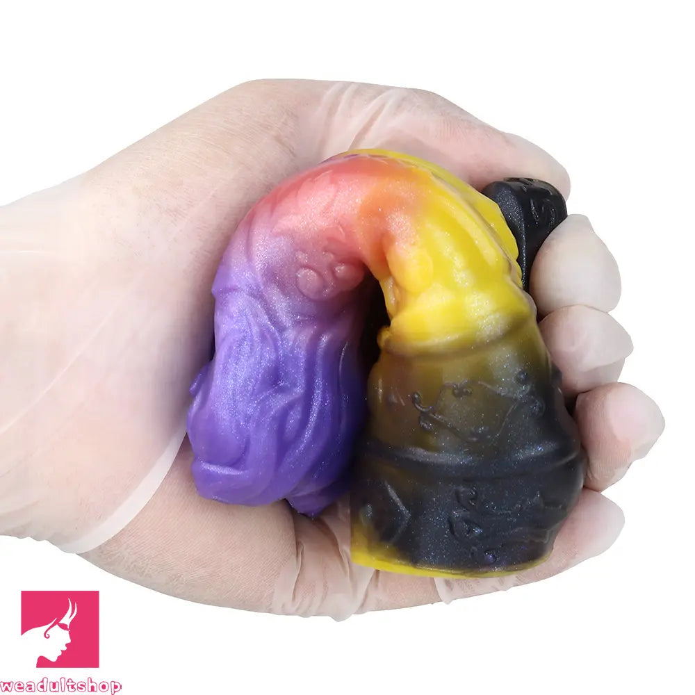 4.92in Fantasy Odd Small Silicone Soft Dildo Sleeve Cock Extender Toy