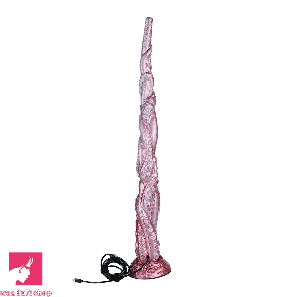 25in Tentacle Huge Long HD Camera Dildo Silicone Adult Toy Anal Stimulation
