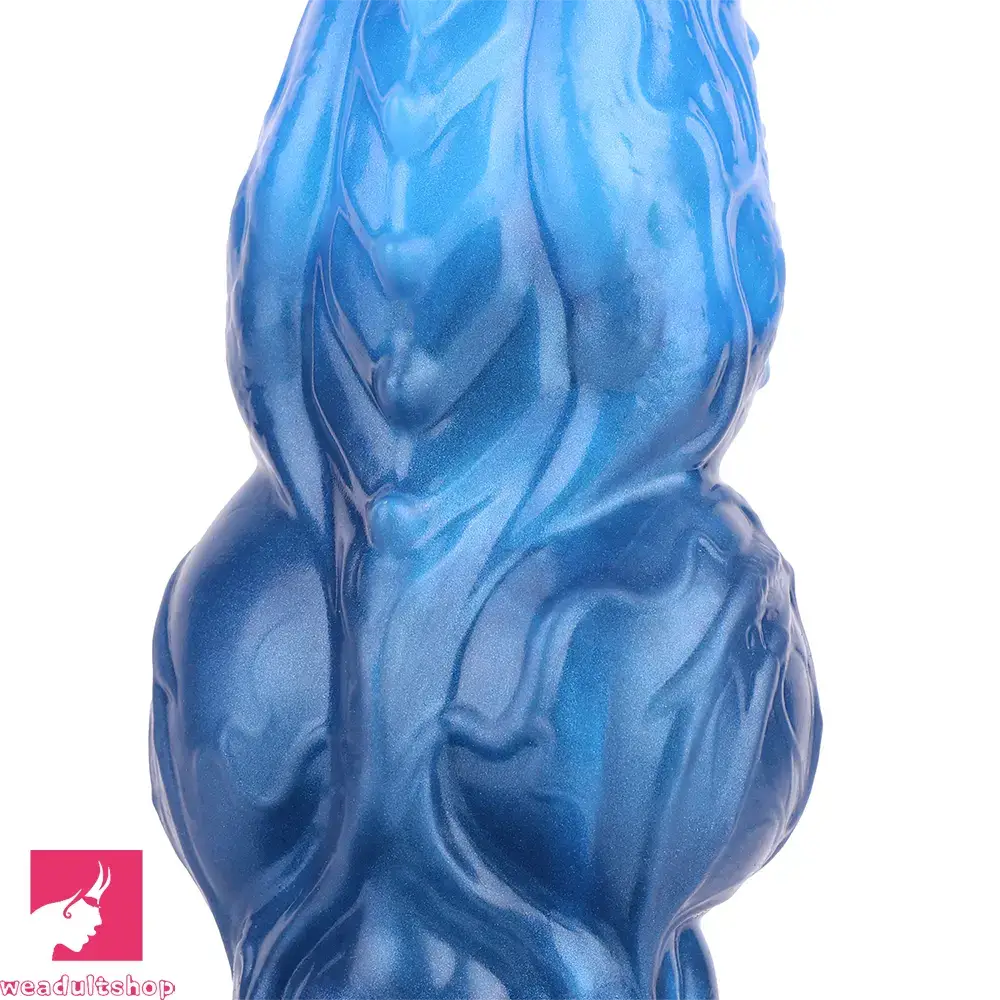 8.22in Dual Density Silicone Monster Knot Dildo Ultra Soft Penis Love Cock