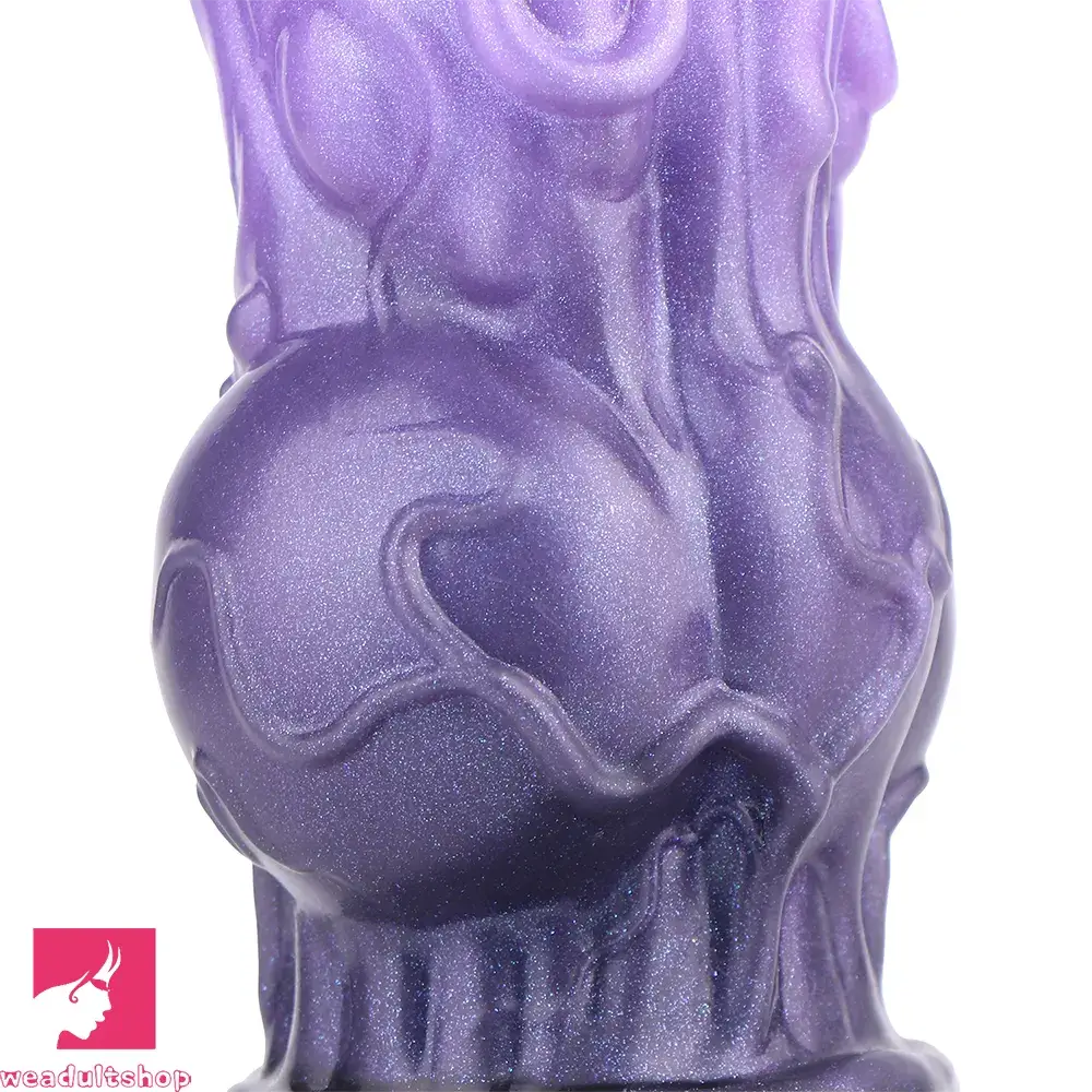 9.05in Tentacle Knot Silicone Dual Density Monster Dildo Anal Stimulator