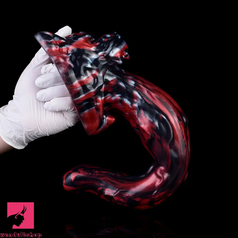 5.51in 7.56in 9.84in 12.6in 17.72in Monster Silicone Creature Penis Dildo
